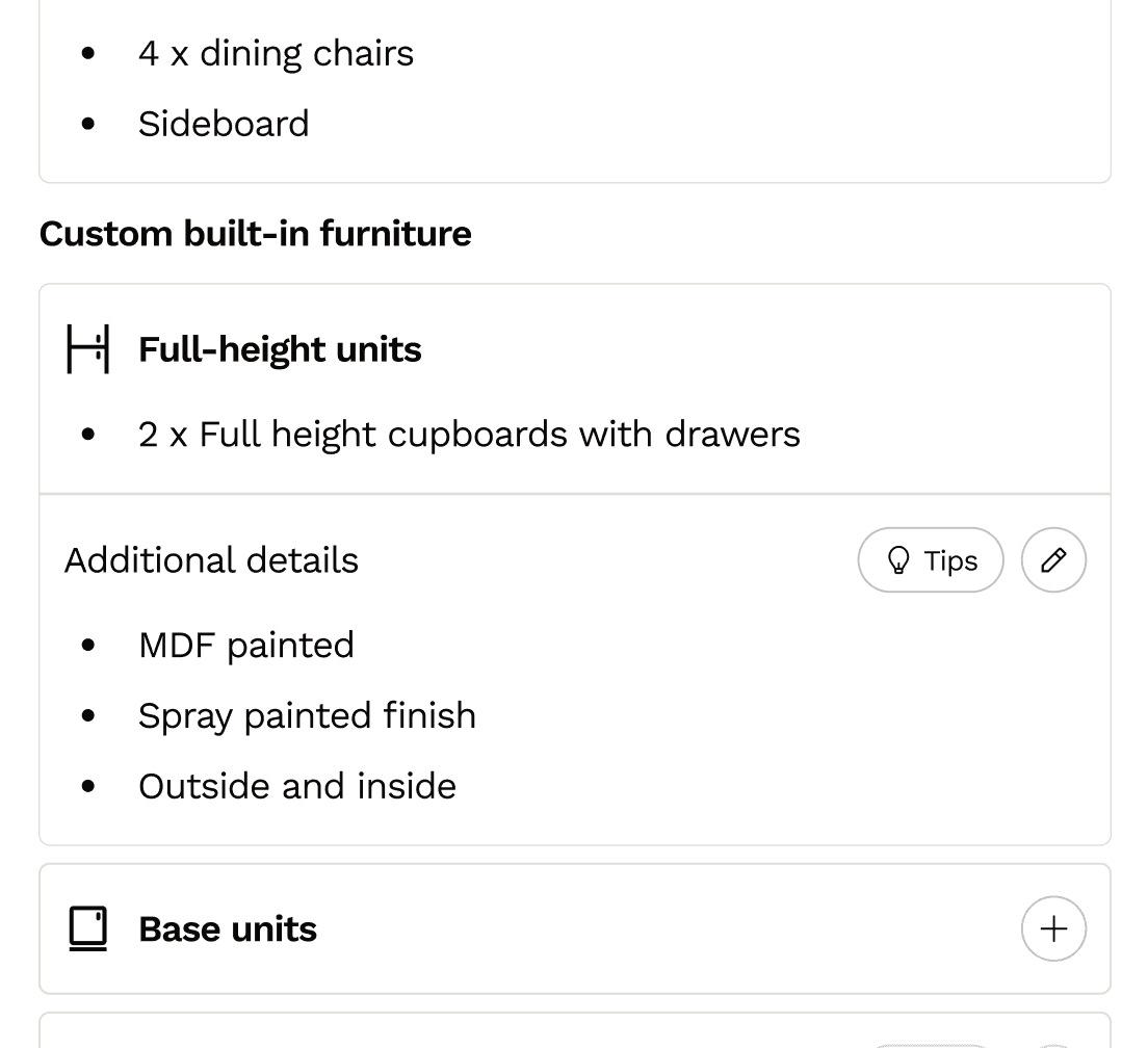 Step by step q & a with expert hints and tips to help you specify your requirements