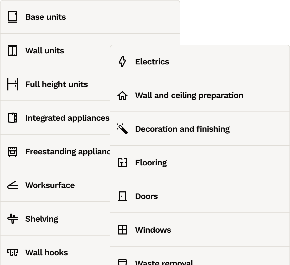 Step by step questions with expert guidance to help specify your utility requirements