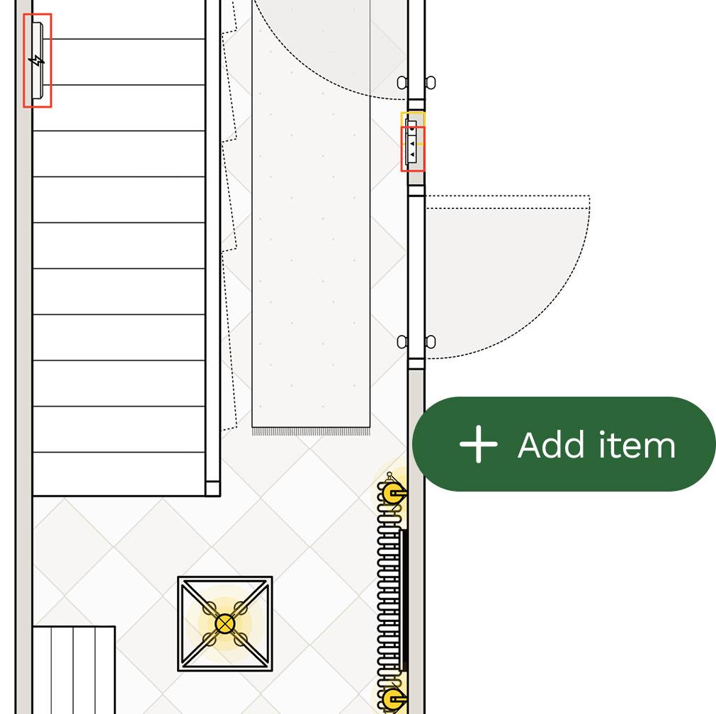 Hallway / Entrance Hall floor planner room layout design and planning