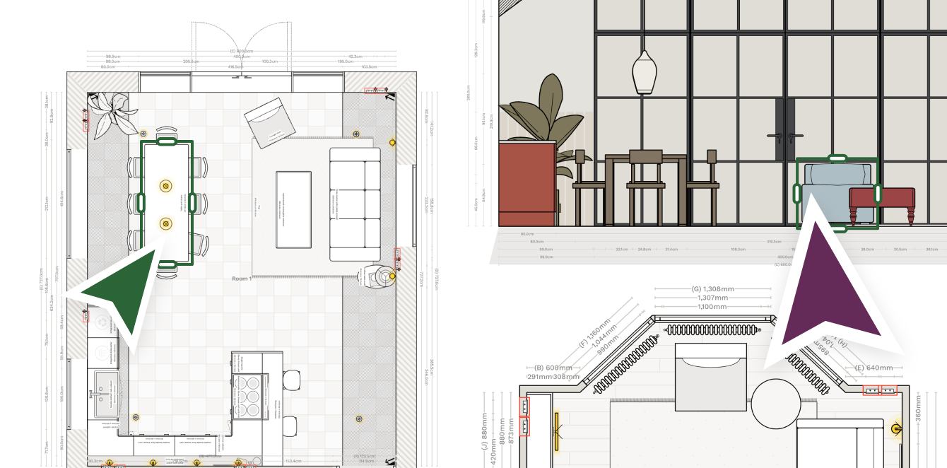 Image showing the floor planner demo in use